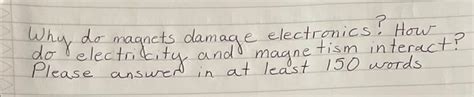 why do magnets destroy electronics